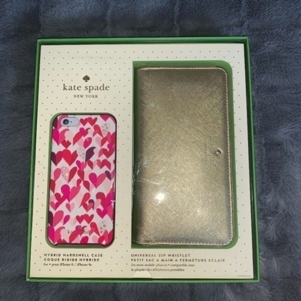 kate spade Wallet - Wristlet Set - With IPhone Case